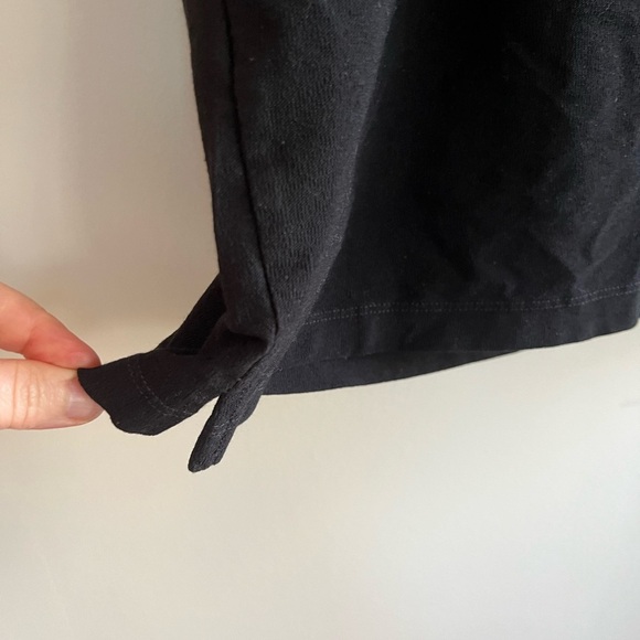 Eileen Fisher Stretch Crepe Crew Neck Short Sleeve Dress with Front Pockets, L - Picture 7 of 8